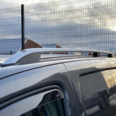 Citroen Berlingo - Peugeot Partner - 2018 On Swb Roof Bars - Roof Rails - Grey - Pair